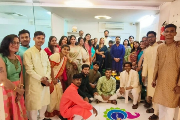 Diwali Celebration at Exhicon Mumbai Office! It was a day filled with fun, joy, tons of laughs, some games and ended with happy faces!